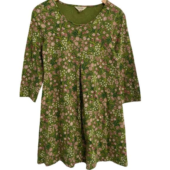 Seasalt Cornwall Organic Cotton Arusha Tunic Top Women’s Size 4 Floral pleated - Picture 1 of 7